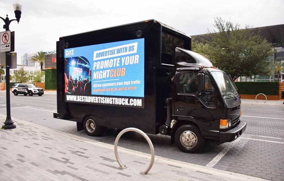 digital LED billboard Truck in Orlando & Tampa