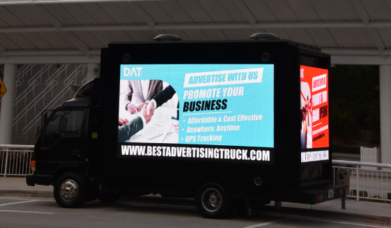 digital advertising truck