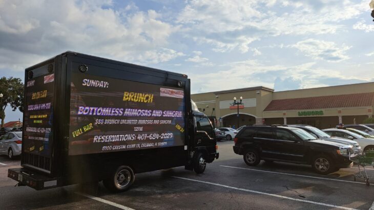 Orlando Locations to Showcase Your LED Truck Advertisements